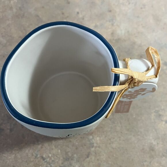 Rae Dunn Bloom Where You Are Planted Mug Minimalist Farmhouse Gardening - Picture 5 of 6